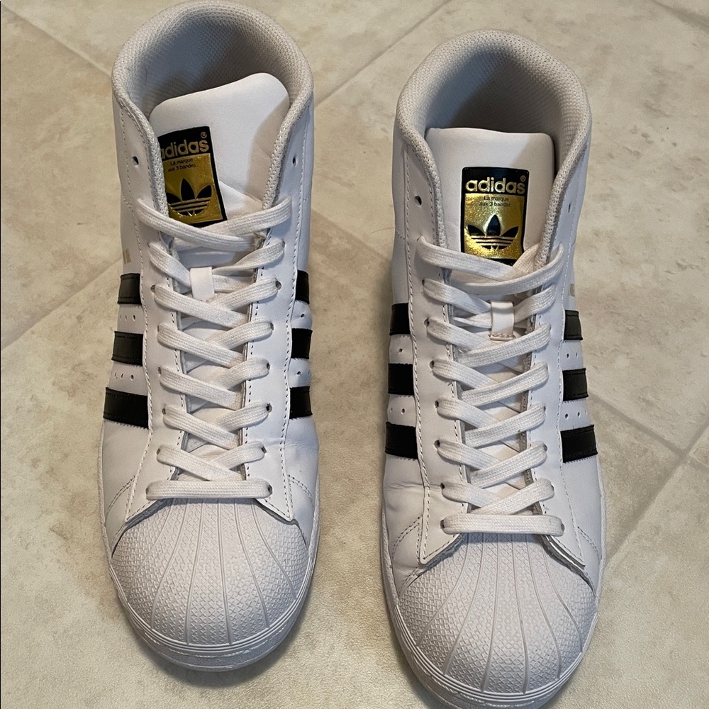 Adidas Pro Model high top shoes mens size 10 - Picture 14 of 16